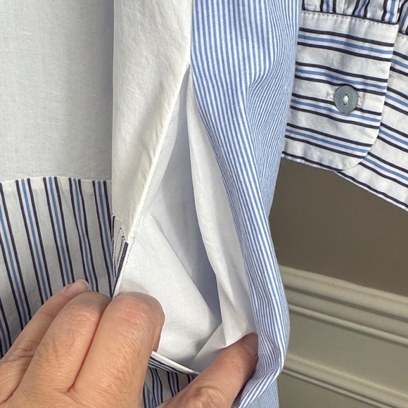 Tuckernuck Pomander Place Burnell Colorblock Shirt Dress Size XL - Picture 5 of 8